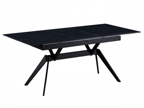 Стол керамический раздвижной Avn- TURS 140-180x90 Ceramic Black 