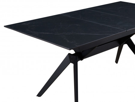 Стол керамический раздвижной Avn- TURS 140-180x90 Ceramic Black 