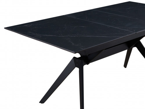 Стол керамический раздвижной Avn- TURS 140-180x90 Ceramic Black 