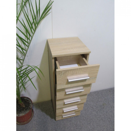 Комод 5 ящиков М-ЗОН Джеко 300 Сонома (MZN-031017)