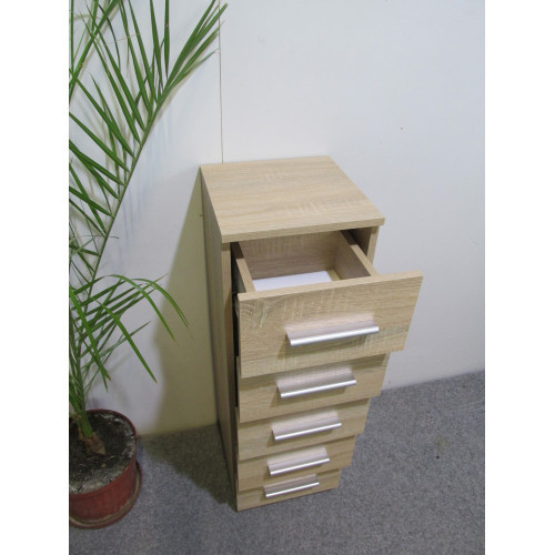 Комод 5 ящиков М-ЗОН Джеко 300 Сонома (MZN-031017)