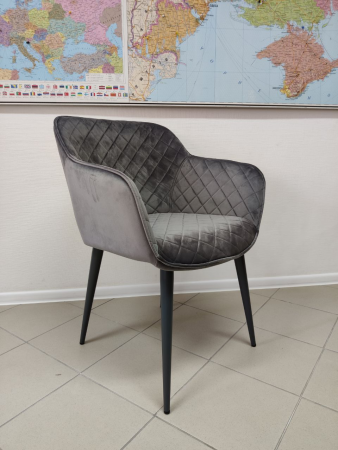 Кресло NL- BAVARIA (Бавария) серый, черный