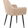 Кресло обеденное модерн MFF- Paula-C вельвет капучино