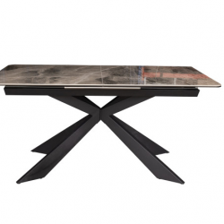 Стол обеденный модерн super premium ceramic Evro- Oregon T7065 Grey Gloss ceramic C20