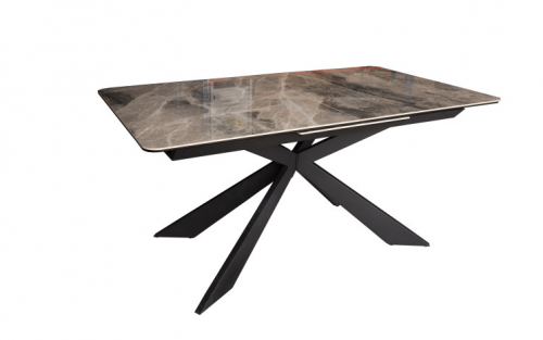 Стол обеденный модерн super premium ceramic Evro- Oregon T7065 Grey Gloss ceramic C20