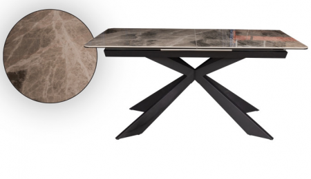 Стол обеденный модерн super premium ceramic Evro- Oregon T7065 Grey Gloss ceramic C20