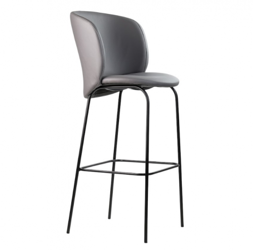 Стул барный LVK- Lilo черный/ эко кожа (Integra 19)