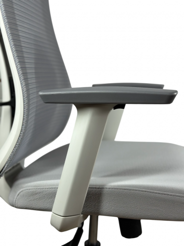 Кресло офисное- компьютерное эргономичное Perfect Home HQOC-17-G премиум,серый