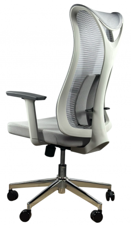 Кресло офисное- компьютерное эргономичное Perfect Home HQOC-17-G премиум,серый