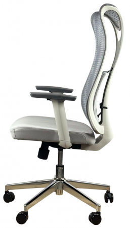 Кресло офисное- компьютерное эргономичное Perfect Home HQOC-17-G премиум,серый