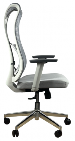 Кресло офисное- компьютерное эргономичное Perfect Home HQOC-17-G премиум,серый