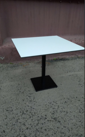 Стол обеденный HoReCa VLL- SCAB Tiffany 80x80 Black White