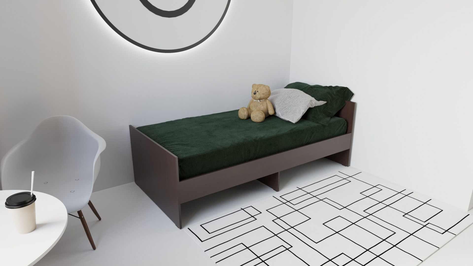 Кровать односпальная усиленная ViA- Сити СЛ-1