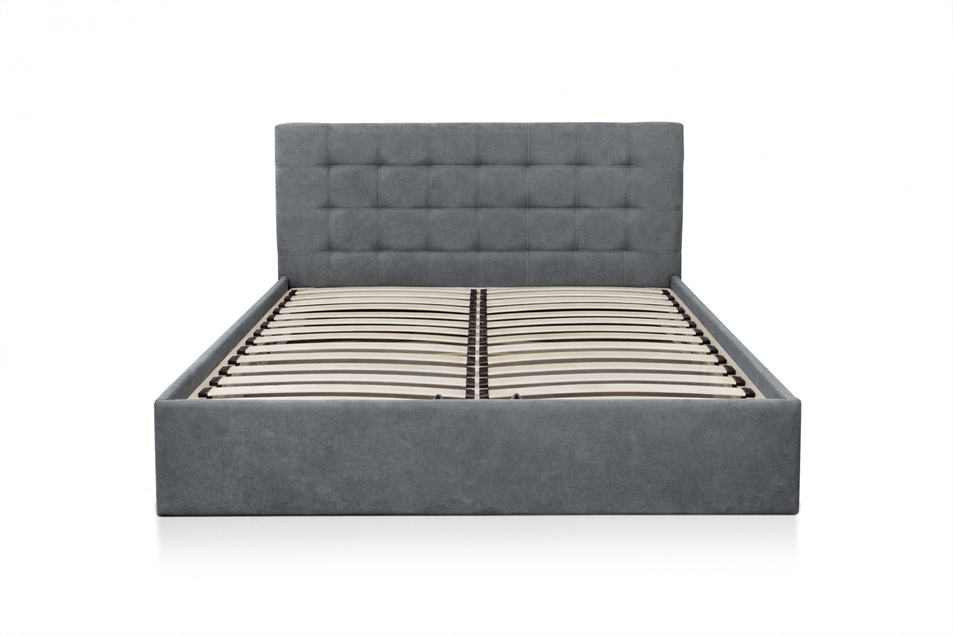 Кровать с подъемным механизмом 160х200 см BIO- Софт Мишель (серый)