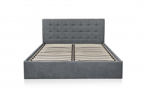 Кровать с подъемным механизмом 160х200 см BIO- Софт Мишель (серый)