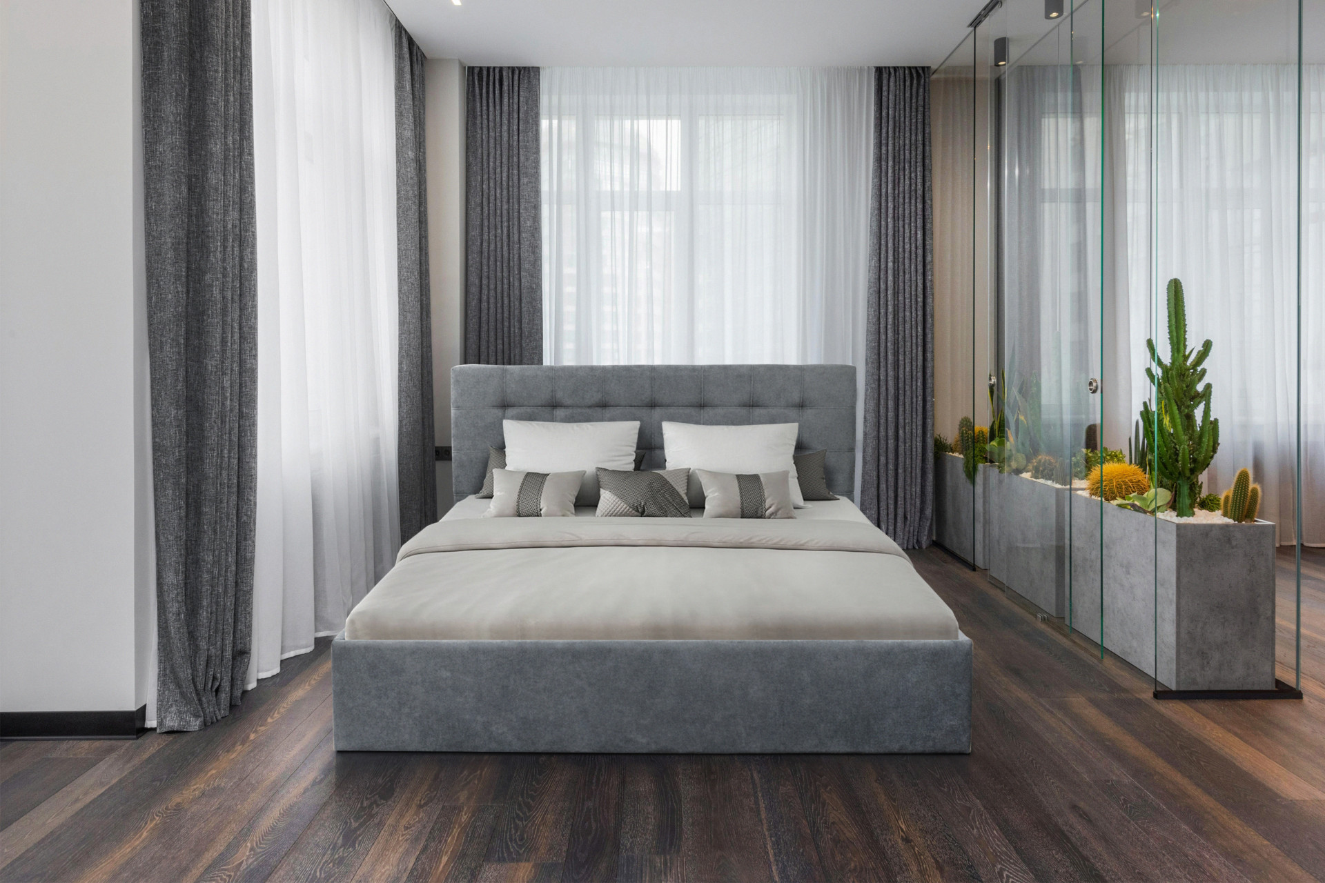 Кровать с подъемным механизмом 160х200 см BIO- Софт Мишель (серый)