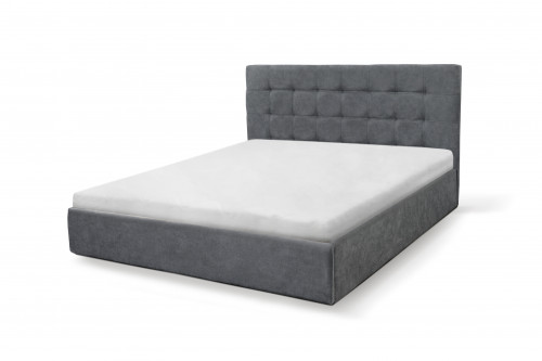Кровать с подъемным механизмом 160х200 см BIO- Софт Мишель (серый)