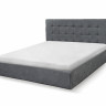 Кровать с подъемным механизмом 160х200 см BIO- Софт Мишель (серый)