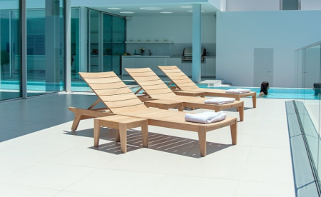 Шезлонг из дерева Alexander Rose TEA-  ROBLE ADJUSTABLE SUNBED 