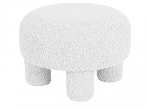 Пуф Mil- Saga 50х50х42 см Белый (2028)