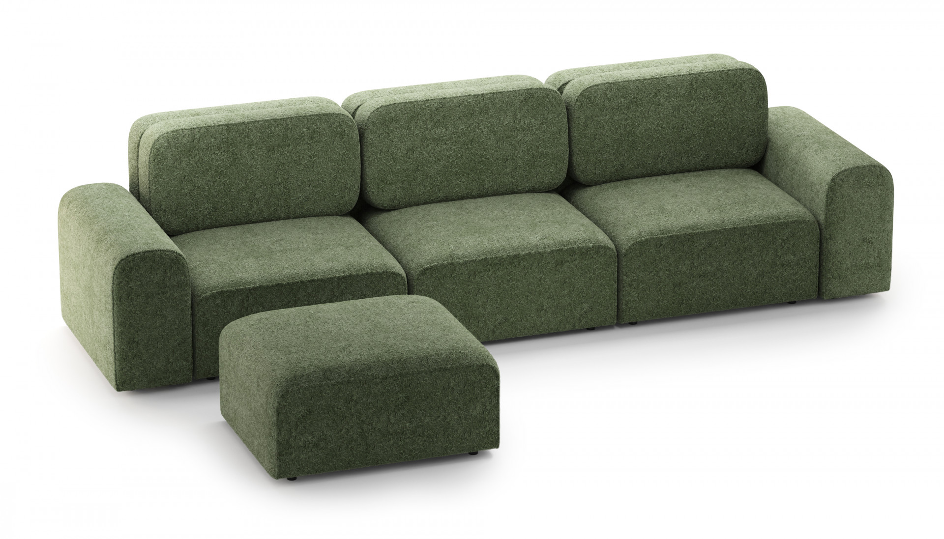 Модульный угловой диван Mil- Breeze 370х182х90 см