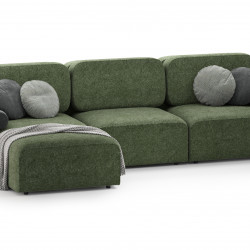 Модульный угловой диван Mil- Breeze 370х182х90 см