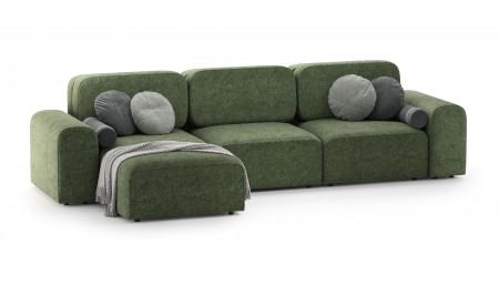 Модульный угловой диван Mil- Breeze 370х182х90 см