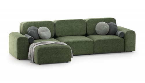 Модульный угловой диван Mil- Breeze 370х182х90 см