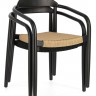 Стул Kave Home GLYNIS CC2034CP46 (черный/бежевый)
