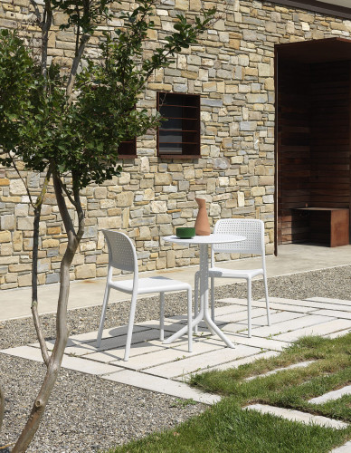 Стул из полипропилена Nardi Outdoor DEI- BORA BISTROT (белый)