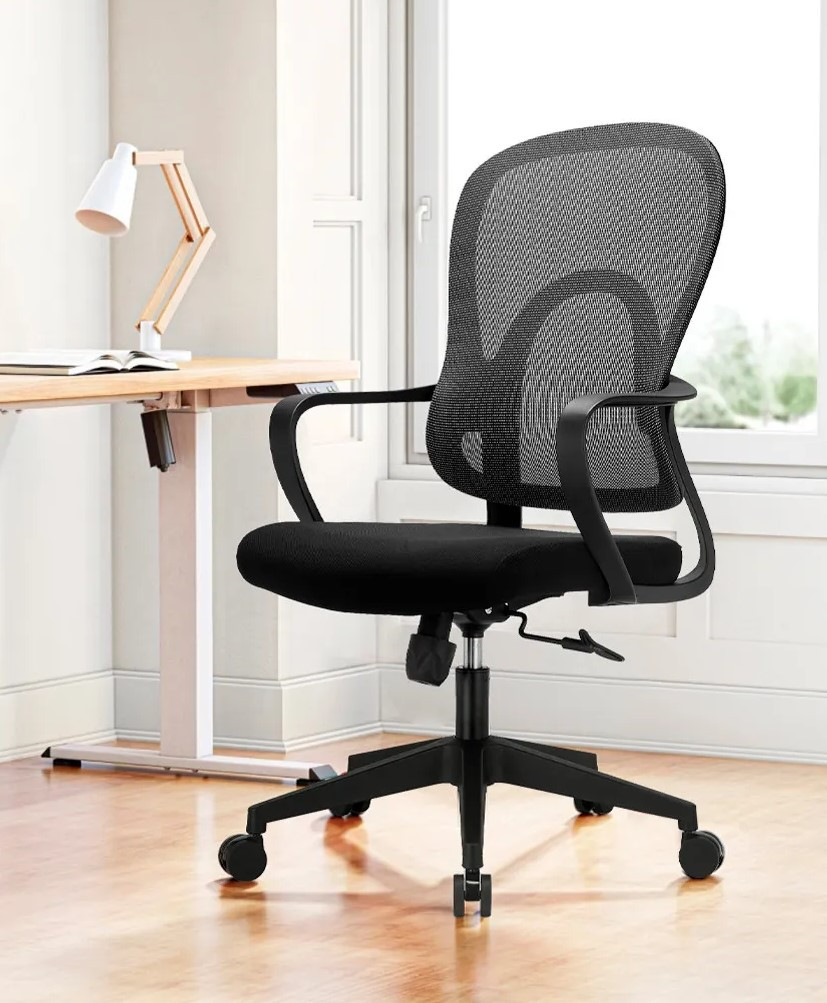 Крісло для оператора LUX- GO-SIT 645-B BLACK ергономічне