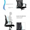 Крісло для оператора LUX- GO-SIT 645-B BLACK ергономічне