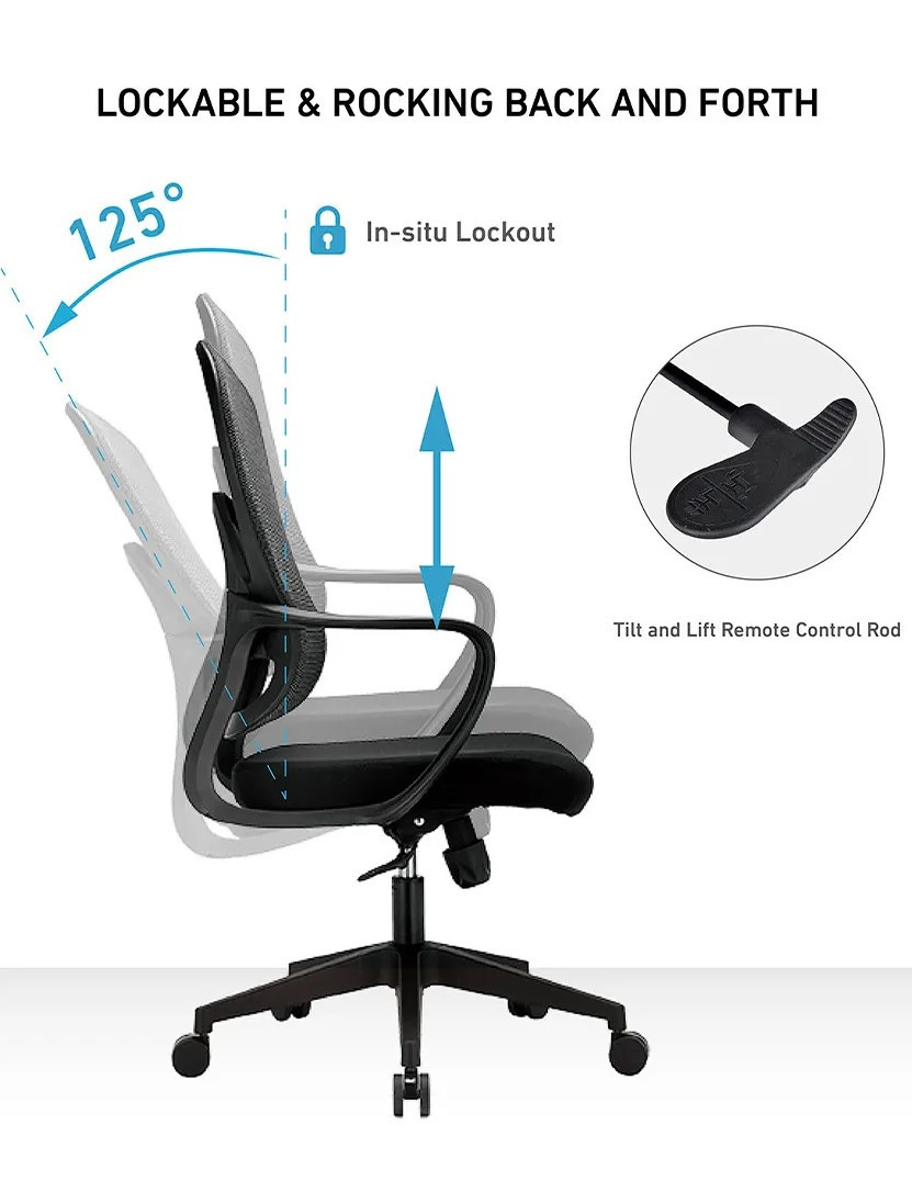 Крісло для оператора LUX- GO-SIT 645-B BLACK ергономічне