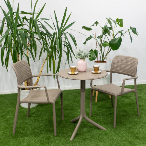 Комплект Nardi DEI- стол Step + 2 кресла Bora, Tortora