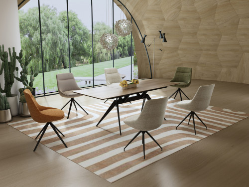 Стол керамический раздвижной Avn- TURS 140-180x90 Ceramic Wooden 