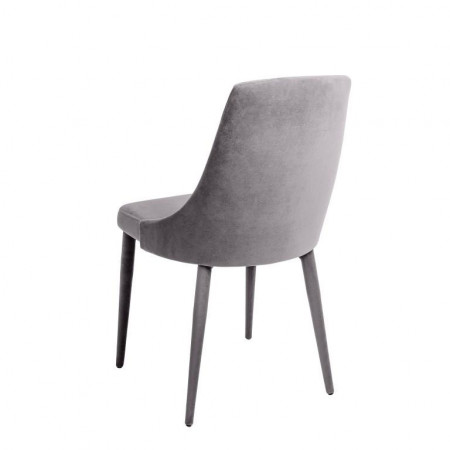 Стул Avn- LEMIS Grey Velvet серый