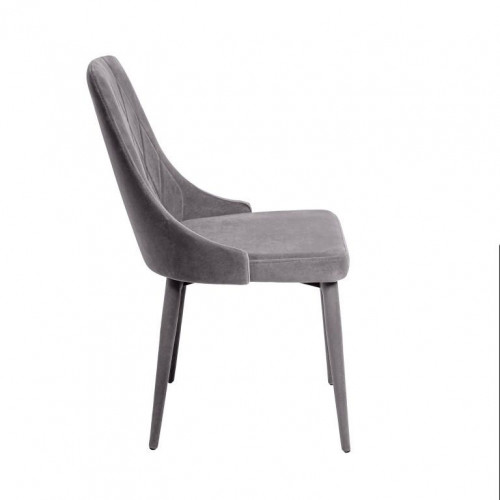 Стул Avn- LEMIS Grey Velvet серый