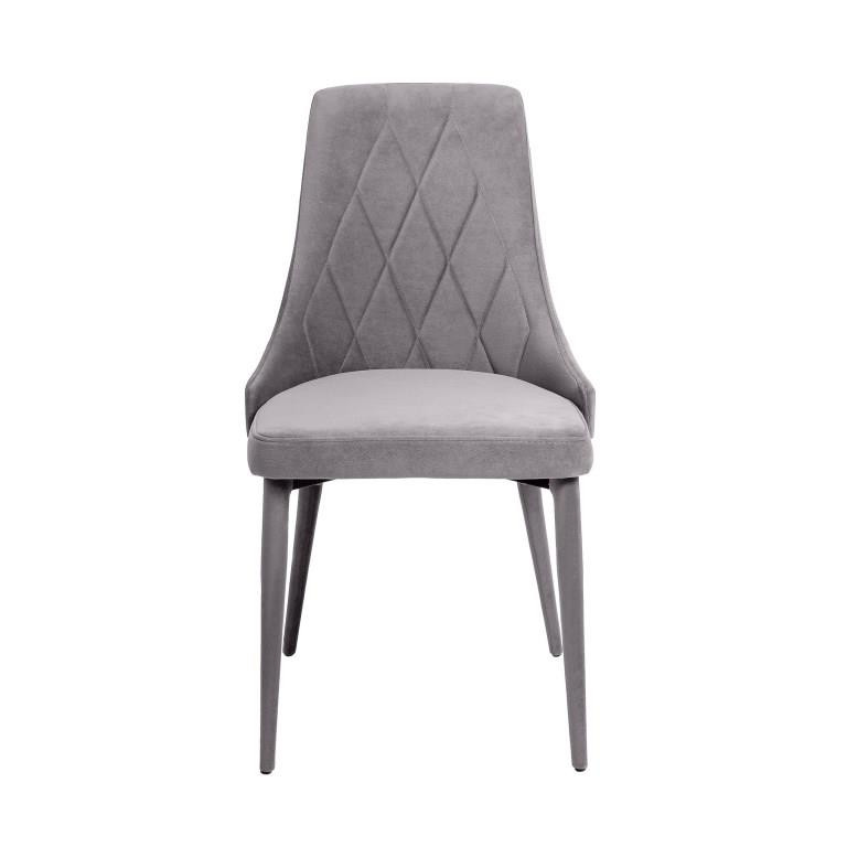 Стул Avn- LEMIS Grey Velvet серый