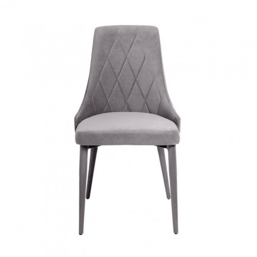 Стул Avn- LEMIS Grey Velvet серый