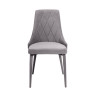 Стул Avn- LEMIS Grey Velvet серый