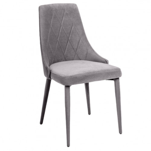 Стул Avn- LEMIS Grey Velvet серый
