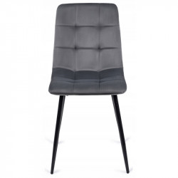 Стул кухонный Ont- Peru велюр Серый