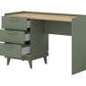 Письменный стол с 3 ящиками Helvetia SCANDI 24GDOH03 (зеленый / дуб)