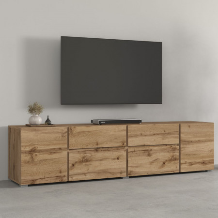 Тумба под телевизор Helvetia ASYMETRIC 24N0OA39 (дуб Вотан)