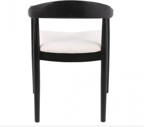 Стул обеденный с подлокотниками CRV- Denali Savanna beige black wood