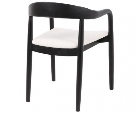 Стул обеденный с подлокотниками CRV- Denali Savanna beige black wood