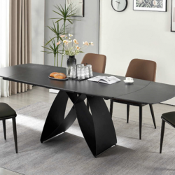 Стол с керамической столешницей Elt-  B5A020 столешница (черный, белый)