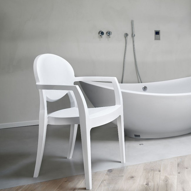 Кресло обеденное уличное VLL- SCAB Igloo 2639 (белый)​