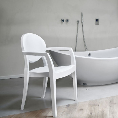 Кресло обеденное уличное VLL- SCAB Igloo 2639 (белый)​