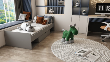 Кровать односпальная с ящиком ViA- Сити СЛ-2